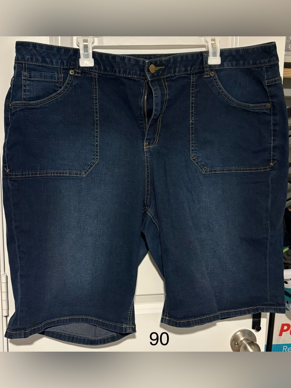Venezia Dark Blue Denim Jean Shorts